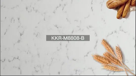 中国工場 Kkr 卸売価格 12 ミリメートル人工フェイクストーンカララ白大理石の壁パネル固体表面スラブキッチントップ